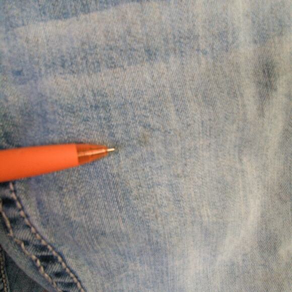 BKE Tyler Jeans Mens 32 R Blue Light Wash Western Straight Stretch - Picture 4 of 10